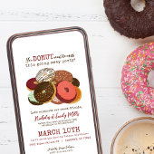 Invitation Fête d'adieu des drôles de donuts