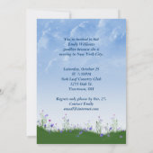 Invitation Fête d'adieu pour collègue (Dos)