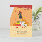 Invitation Fête d'adieu pour l'entrée au collège (Debout devant)