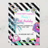 Invitation Fête d'adolescente thème vsco tendance 001 (Devant / Derrière)