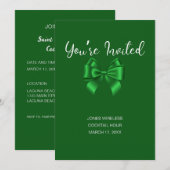 Invitation Fête d'affaires de la Saint-Patrick (Devant / Derrière)
