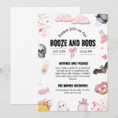 Invitation Fête d'alcool et de vilains (Devant / Derrière)