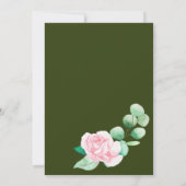 Invitation Fête d'anniversaire. (Dos)