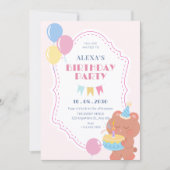 Invitation Fête d'anniversaire (Devant)