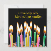 Invitation Fête d'anniversaire (Devant)