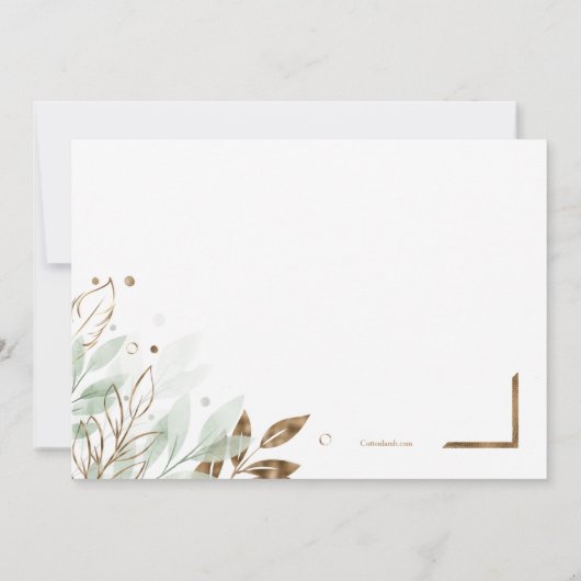 Invitation Fête d'anniversaire (Dos)