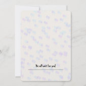 Invitation Fête d'anniversaire (Dos)