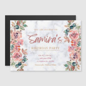 Invitation fête d'anniversaire (Devant / Derrière)