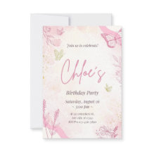 Invitation fête d'anniversaire