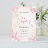 Invitation fête d'anniversaire (Debout devant)