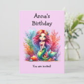 Invitation Fête d'anniversaire (Debout devant)