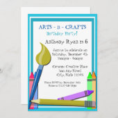 Invitation Fête d'anniversaire (Devant / Derrière)