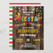 Invitation fête d'anniversaire (Devant / Derrière)