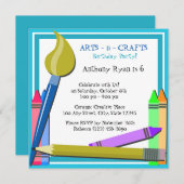 Invitation Fête d'anniversaire (Devant / Derrière)