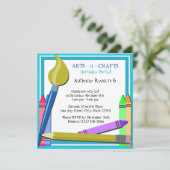 Invitation Fête d'anniversaire (Debout devant)