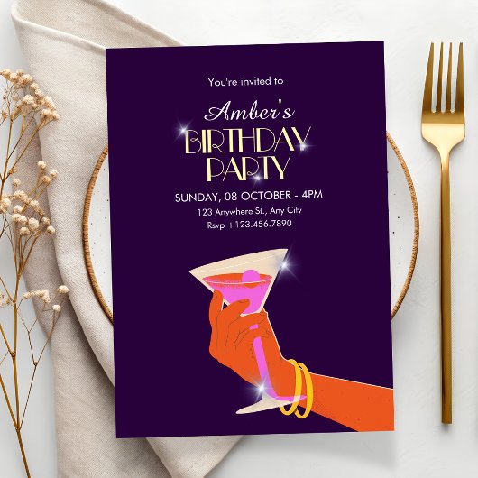INVITATION FÊTE D'ANNIVERSAIRE