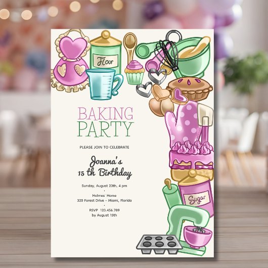 Invitation Fête d'anniversaire