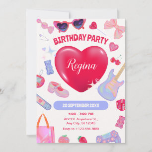 Invitation Fête d'anniversaire