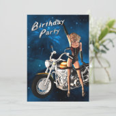 Invitation fête d'anniversaire (Debout devant)