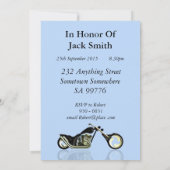 Invitation fête d'anniversaire (Dos)