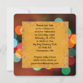 Invitation Fête d'anniversaire (Dos)
