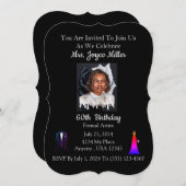 Invitation Fête d'anniversaire (Devant / Derrière)