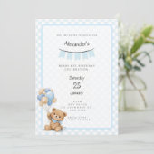 Invitation fête d'anniversaire (Debout devant)