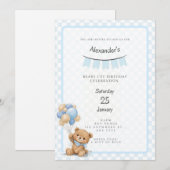 Invitation fête d'anniversaire (Devant / Derrière)