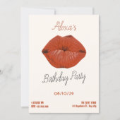 Invitation Fête d'anniversaire (Devant)