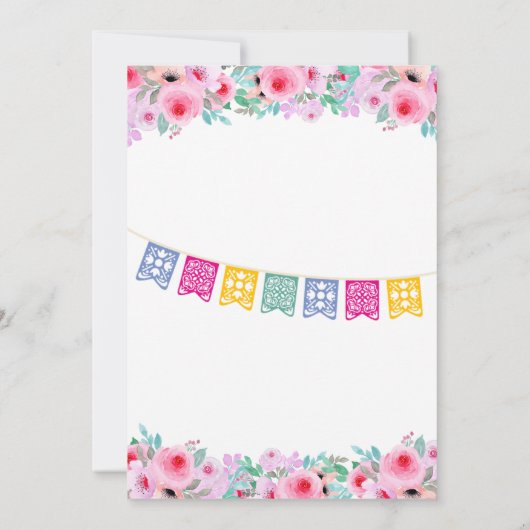 Invitation Fête d'anniversaire (Dos)