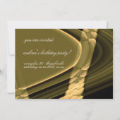 Invitation fête d'anniversaire (Dos)