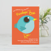 Invitation Fête d'anniversaire (Debout devant)