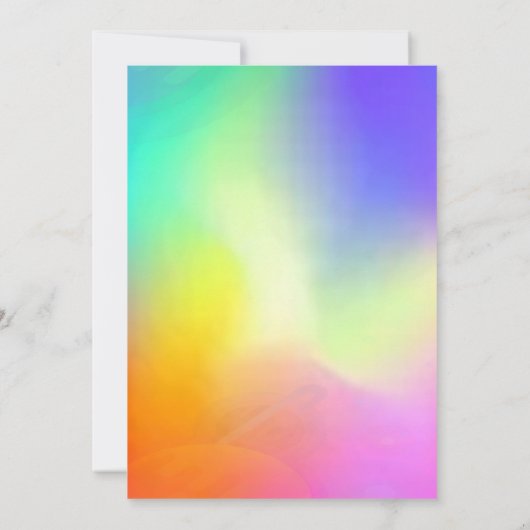 Invitation Fête d'Anniversaire (Dos)