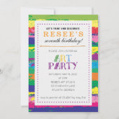 Invitation Fête d'anniversaire (Devant)