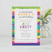 Invitation Fête d'anniversaire (Debout devant)