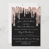 Invitation Fête d'anniversaire 16 ans baiser lèvres rose 3D p (Dos)