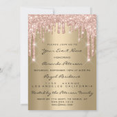 Invitation Fête d'anniversaire 16th Kiss Lips Rose Parties sc (Dos)