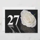 Invitation fête d'anniversaire 27 ans (Devant)