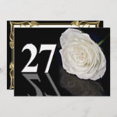Invitation fête d'anniversaire 27 ans (Devant / Derrière)