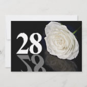 Invitation fête d'anniversaire 28 ans (Devant)