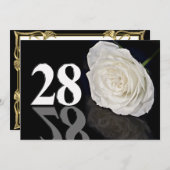 Invitation fête d'anniversaire 28 ans (Devant / Derrière)