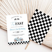 Invitation Fête d'anniversaire 2 ans Growing Up Two Fast Voit