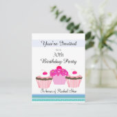 Invitation Fête d'anniversaire 30 ans (Debout devant)