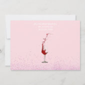 Invitation Fête d'anniversaire 30 ans et Incroyable Rose Viol (Dos)