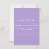 Invitation Fête d'anniversaire 30 ans girly (Dos)