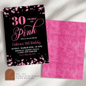 Invitation Fête d'anniversaire 30 ans Shades of Pink