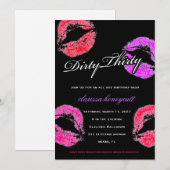 Invitation Fête d'anniversaire 311 trente sale (Devant / Derrière)