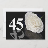Invitation fête d'anniversaire 45 ans (Devant)