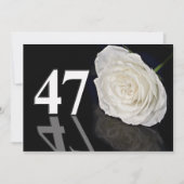 Invitation fête d'anniversaire 47 ans (Devant)