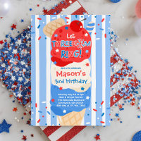 Fête d'anniversaire 4 juillet Laissez la liberté s
